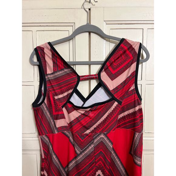 Lole size large red and black athletic activewear dress - Picture 2 of 4